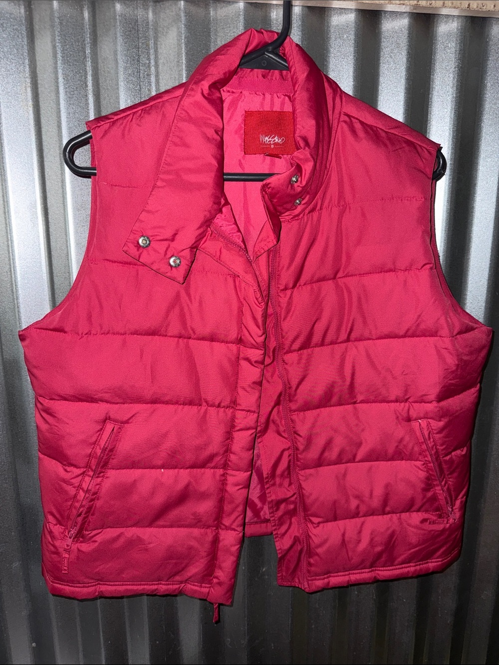 Mossimo Supply Co. Hot Pink Quilted Puffer Vest